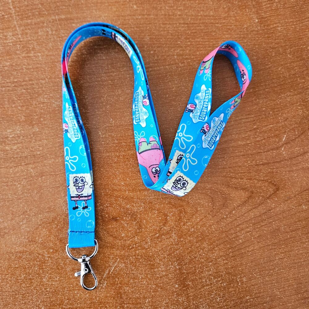 SpongeBob SquarePants Lanyard — Best Friends Forever Under the Sea